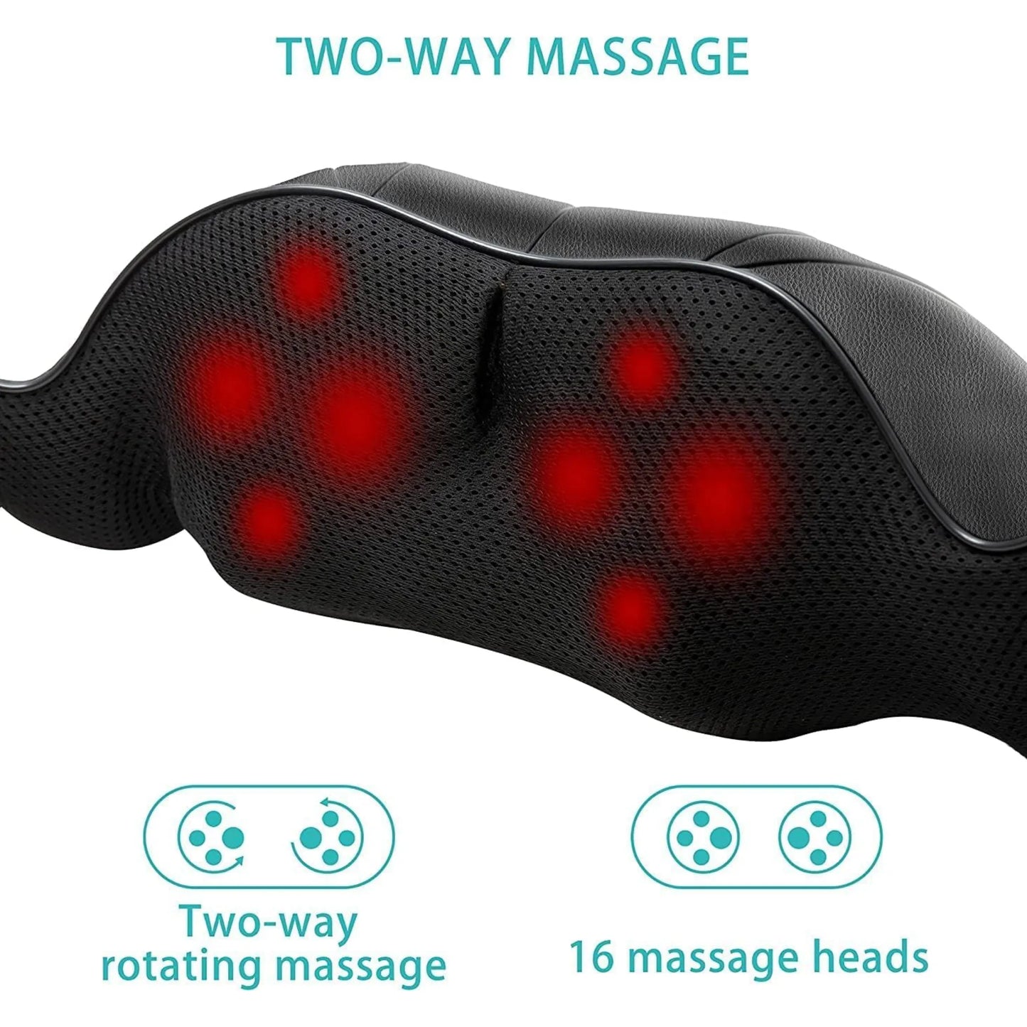 BlissFlex Shiatsu Massager Pillow